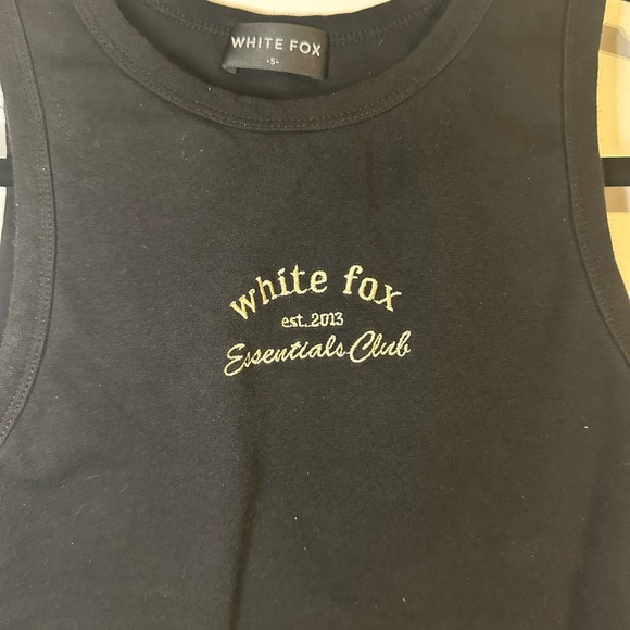 White Fox Black Racer Tank - Picture 2 of 3